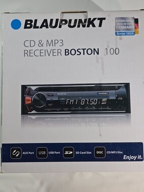 Blaupunkt Boston 100 Black CD & MP3 Car Receiver with USB
